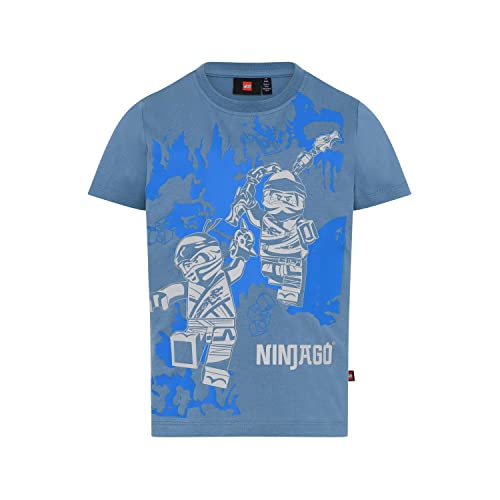 LEGO Chłopięca koszulka Ninjago Jungen LWTaylor 205, 612 Faded Blue, 134