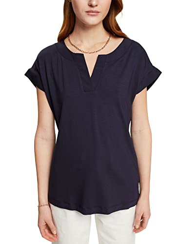 ESPRIT Collection T-shirt damski, 400/granatowy., S