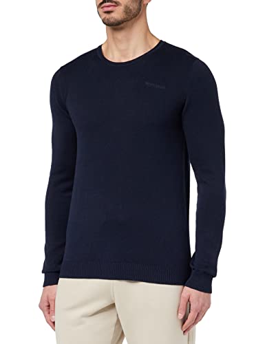Teddy Smith Pulser Rc Sweter Męski, Total Navy Chiny, L