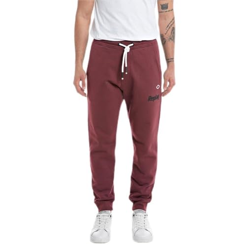 Replay spodnie męskie do biegania, 164 Amarone, XL
