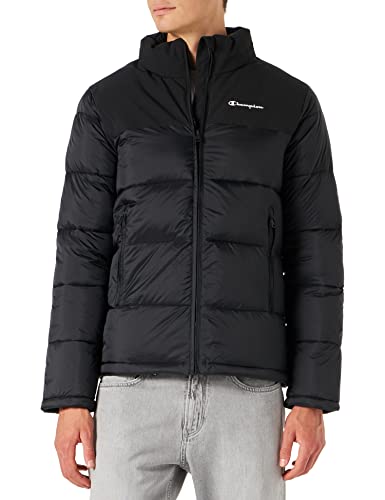 Champion Męska kurtka Outdoor Script z logo, czarny, M
