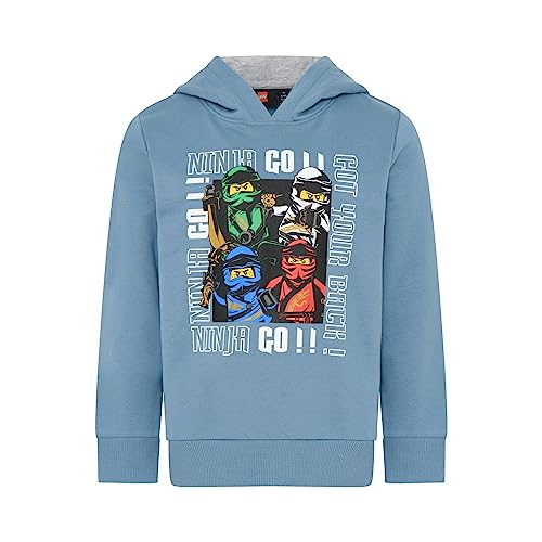 LEGO Ninjago bluza chłopięca z kapturem - 100% bawełna - LWSTORM 618, 531, 104