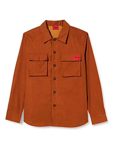 HUGO Ederico koszula męska, Medium Brown218, XL