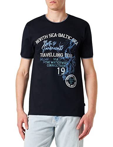 Trigema T-shirt męski, grantowy, L