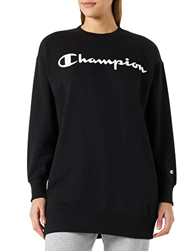Champion Damska bluza z kapturem Legacy American Classics Powerblend Terry Maxi, Czarny, XS
