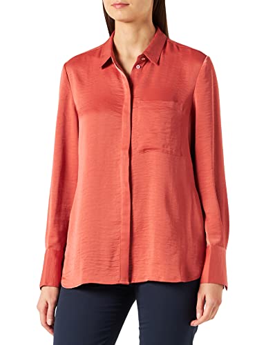 s.Oliver BLACK LABEL Bluse Langarm Regular Fit Bluzka damska, Papaya, 32