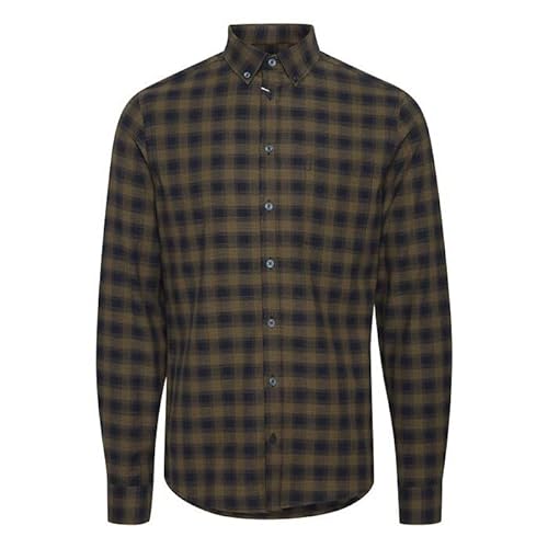 CASUAL FRIDAY Męska koszula Anton BD LS Checked Shirt z kołnierzem button-down, 194013/granatowa, S