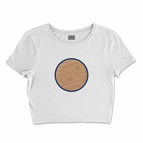 Bona Basics, Damski T-shirt basic, z nadrukiem cyfrowym, 100 bawełny, biały, swobodny, damski top, rozmiar: S, biały, S