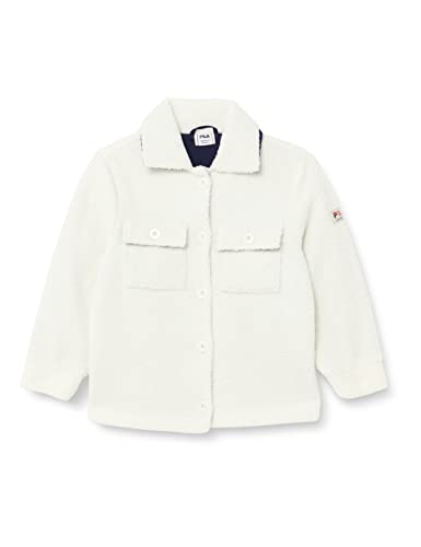 FILA Chłopięca BütoW Sherpa Jacket, Egret, 134/140