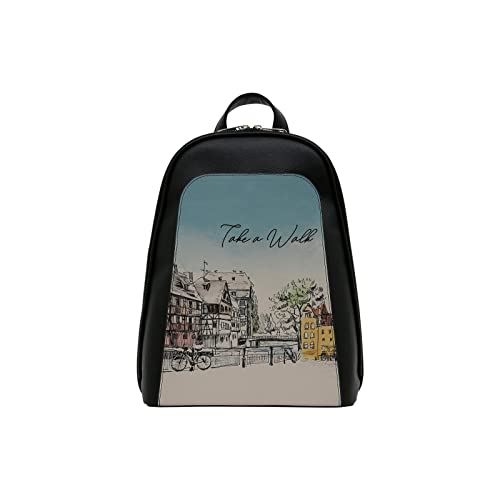 DOGO Wegański plecak damski Tidy Bag – Take a Walk, wielokolorowa