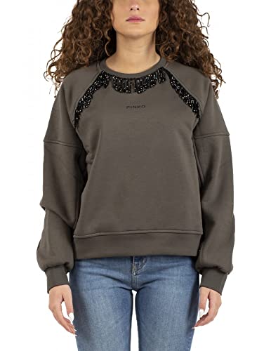 PINKO Bluza damska Maura Gazata, X86_zielono-szara, S