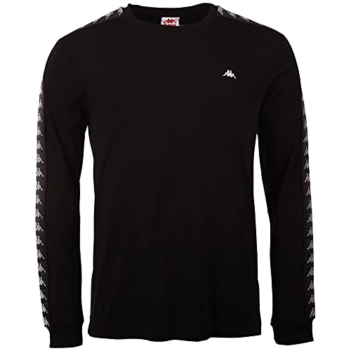 Kappa Lars Men T-shirt męski, regularny krój, Caviar, S