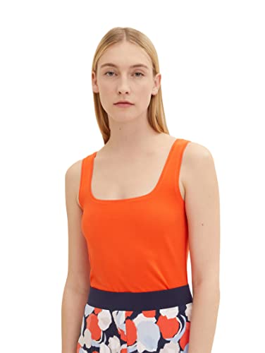 TOM TAILOR Damski Top 1035393, 15612 - Fever Red, 3XL