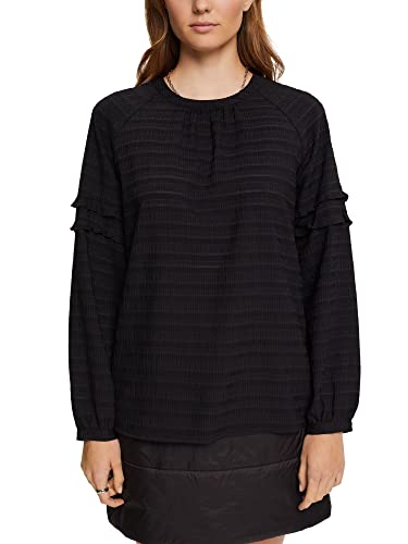 edc by ESPRIT Bluzka damska 112CC1F305, 001/BLACK, XS