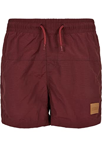 Urban Classics Chłopięce Block Swim szorty kąpielowe, Cherry, 146