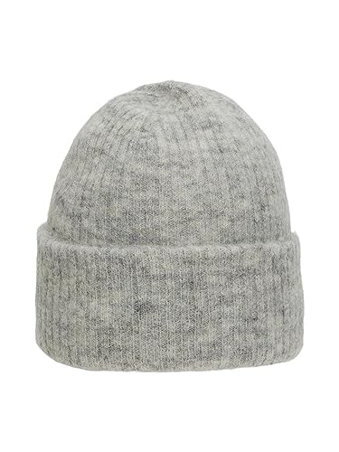 SELECTED FEMME Damska czapka z dzianiny Slfmaline Knit Beanie Noos, szary, jeden rozmiar