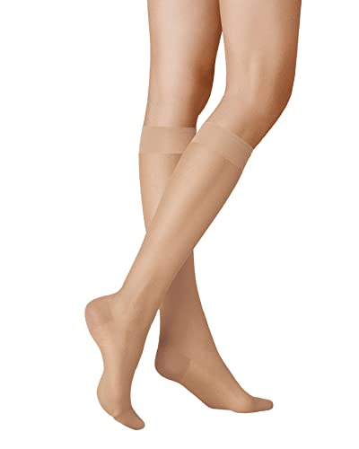 KUNERT Glatt & Softig 20 Damskie pończochy na kolana, cera, 39-42 EU