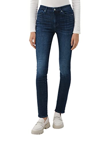 s.Oliver Damskie spodnie jeansowe długie, niebieskie, W38 / L28, niebieski, 38W / 28L