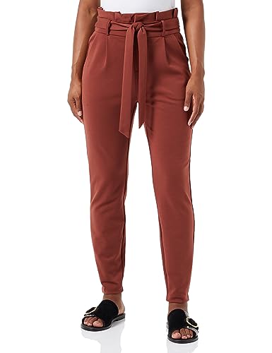 Bestseller A/S Damskie spodnie VMLUCCAEVA HR Paperbag Pant GA NOOS, Sable, L/34, Sable, (L) W / 34L
