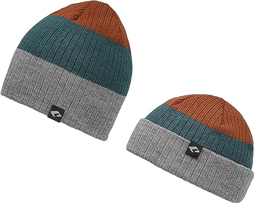 CHILLOUTS Czapka Nevio, Rust/Petrol/Grey, jeden rozmiar