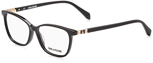 ZADIG&VOLTAIRE VZJ038 okulary, Shiny Black, 48 dzieci, Shiny Black