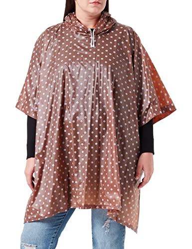 Sodico 00792 Płaszcz przeciwdeszczowy, Plecak, Rozmiar Uniwersalny Unisex-Adult, Mocha, rozmiar uniwersalny