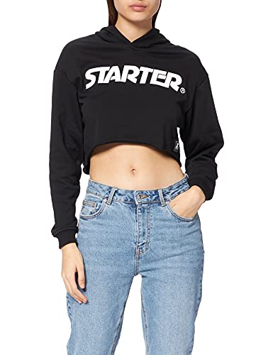 STARTER BLACK LABEL Damska bluza z kapturem dla pań, czarny, M