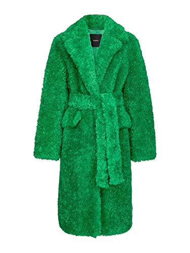 Pinko Damski płaszcz ze sztucznego futra Corine, V28_Green Fern, M