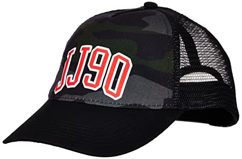 JACK & JONES Jacconan Camo Trucker męska czapka bejsbolowa, czarny, jeden rozmiar