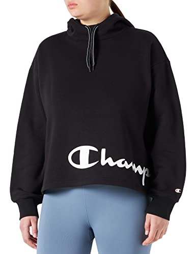 Champion American Classics-Boxy Damska bluza z kapturem, czarny, L