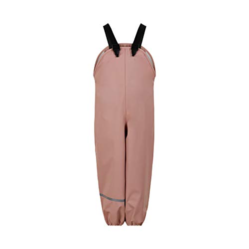 Celavi Unisex Basic Rain Overall-Recycle spodnie przeciwdeszczowe, Misty Rose, 120