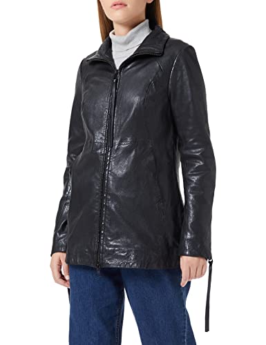 Freaky Nation Damska kurtka skórzana Ester-FN, czarna, S