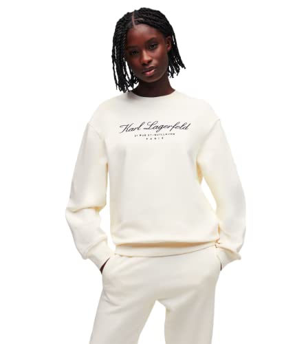 KARL LAGERFELD Damska bluza w stylu karl, złamana biel, XXL, Off White, XXL