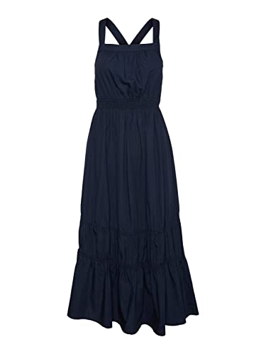 VERO MODA Women's VMMIST Singlet Maxi Dress WVN sukienka, granatowy blezer, M, granatowy blezer, M