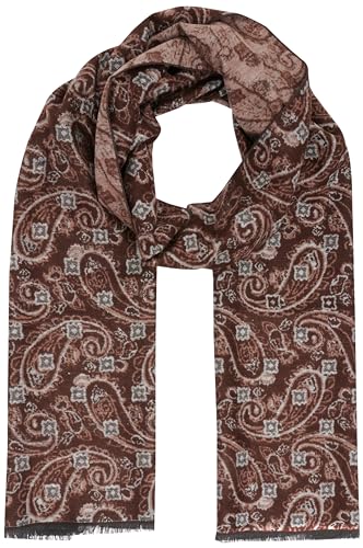 bugatti Męski szalik 6300-40301, koniak-20, rozmiar uniwersalny, koniak-20, jeden rozmiar