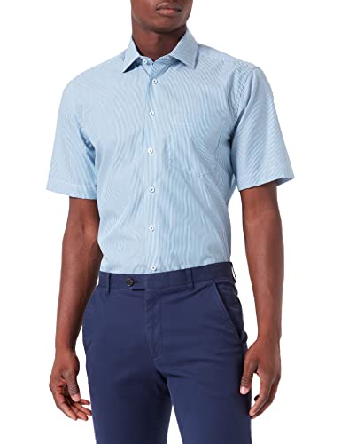 Seidensticker Męska koszula biznesowa, turkusowy, 43