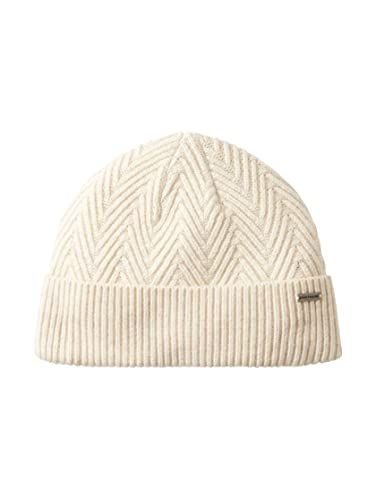 TOM TAILOR Męskie Czapka wełniana Beanie 1034289, 30318 - Nice Off White Melange, ONESIZE