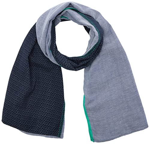 camel active Szalik męski, niebieski (Night Blue), jeden rozmiar