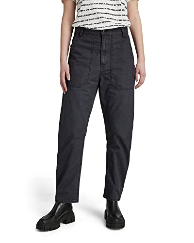 G-STAR RAW Spodnie damskie 3D Fatigue Boyfriend, Czarny (Caviar Vintage Gd D22477-9740-d402), 30W