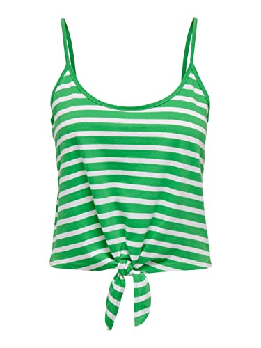 ONLY Kobiety ONLMAY S/L Short Knot Box JRS Top, Kelly Green, L, zielony (Kelly Green), L
