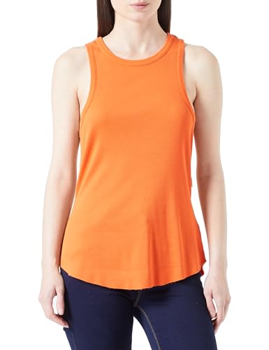 Replay Damska koszulka na ramiączkach/Cami Shirt, 449 Jasny pomarańczowy, M