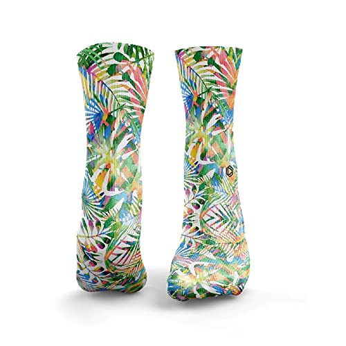 HEXXEE Męskie botaniczne skarpety Twist, wielokolorowe, L, wielobarwny, L