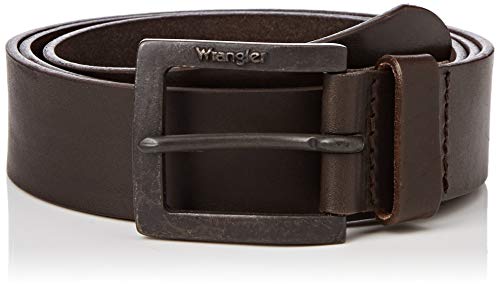 Wrangler Kabel Buckle Pasek Mężczyźni, Brązowy (Brązowy), 95