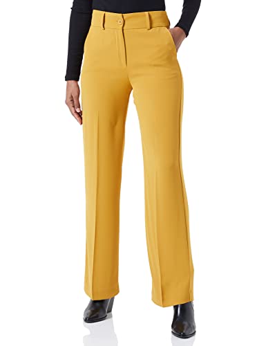 Sisley Spodnie damskie, mustard 3p8, 40