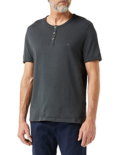 Camel Active Męski T-shirt z rękawem 1/2, Light Blue Los 10, rozmiar XXXXXXL, Dark Grey Core 37, S