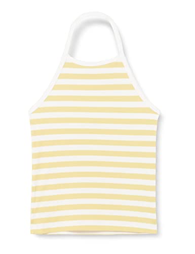 United Colors of Benetton Tank top 3OIWCH00Z Biustonosz tank top, Fantasy Paski Żółty Limonka i Biały 903, S Dziewczynka, Fantasia Paski Żółty Limonka I Biały 903