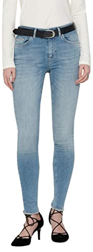 ONLY Damskie spodnie jeansowe, jasnoniebieski (light blue denim), XXL / 30L