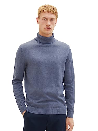 TOM TAILOR sweter męski, 18964 - Vintage Indigo Blue Melange, S