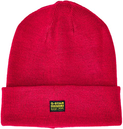 G-STAR RAW Męska czapka z dzianiny Effo Long BeanieG-STAR RAW męska czapka z dzianiny Effo Long Beanie, Czerwony (cerise C754-D305), jeden rozmiar