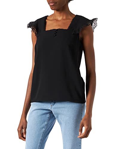 Naf Naf T-shirt damski, czarny, XS